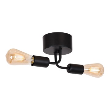 Пристельова люстра BRENDA 2xE27/60W/230V чорний