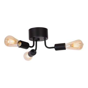 Пристельова люстра BRENDA 3xE27/60W/230V чорний