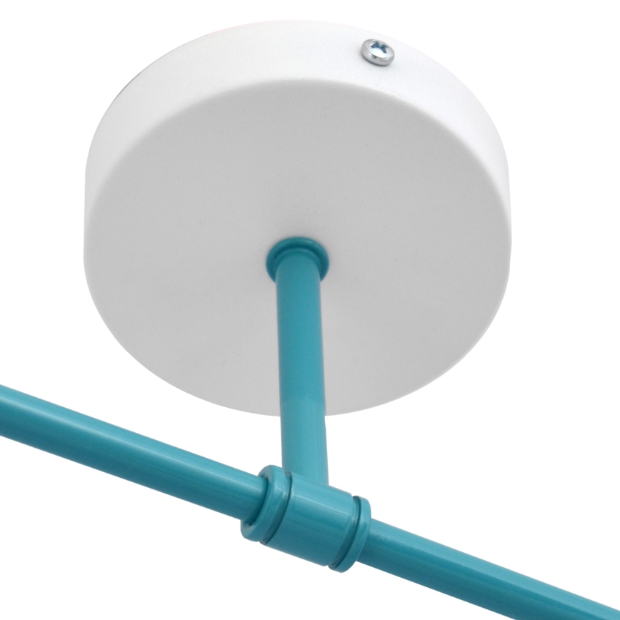 Пристельова люстра CAMBRIDGE 2xE27/15W/230V синій