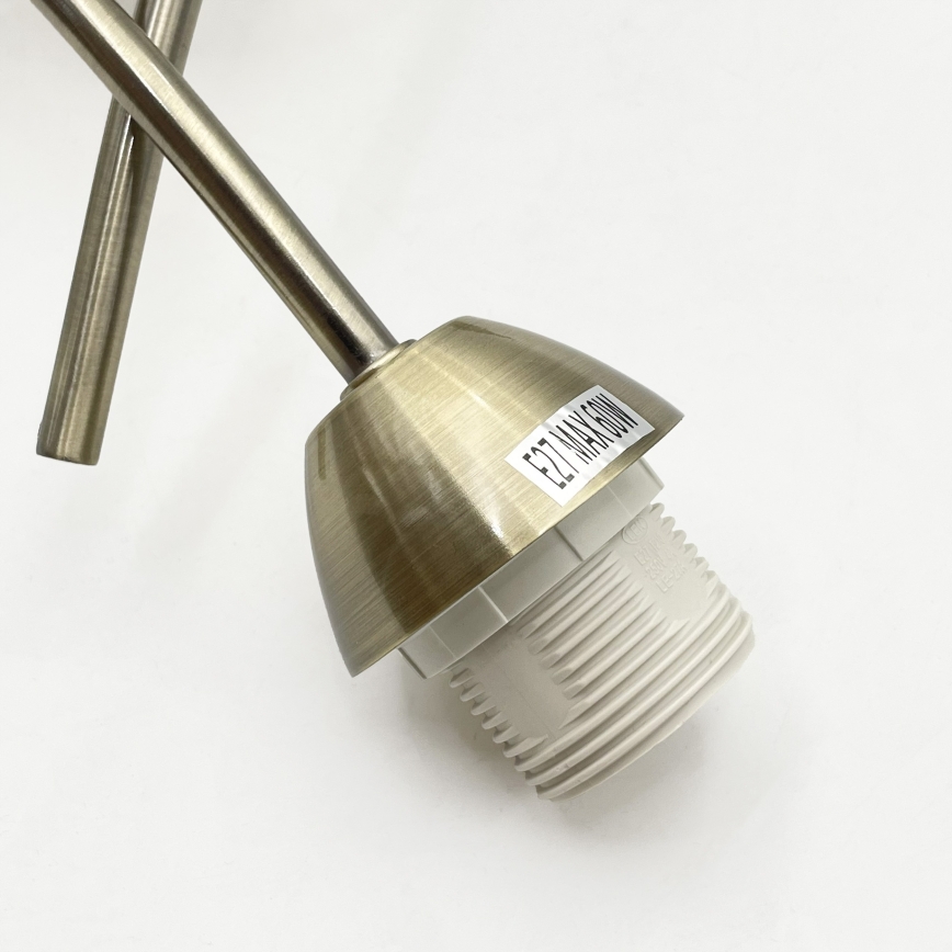 Пристельова люстра DONNA 3xE27/60W/230V патина