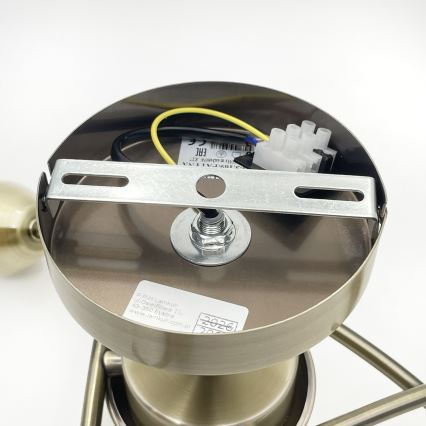 Пристельова люстра DONNA 3xE27/60W/230V патина