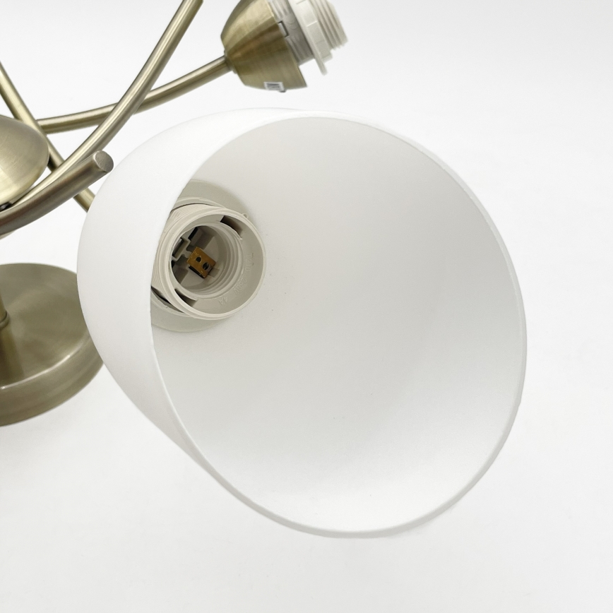 Пристельова люстра DONNA 5xE27/60W/230V патина