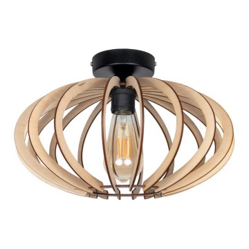 Пристельова люстра EARTH 1xE27/60W/230V чорний/бежевий