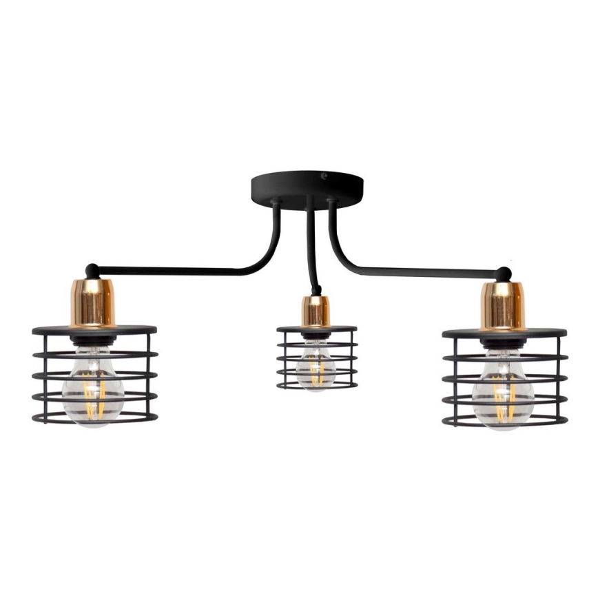 Пристельова люстра EDISON 3xE27/15W/230V