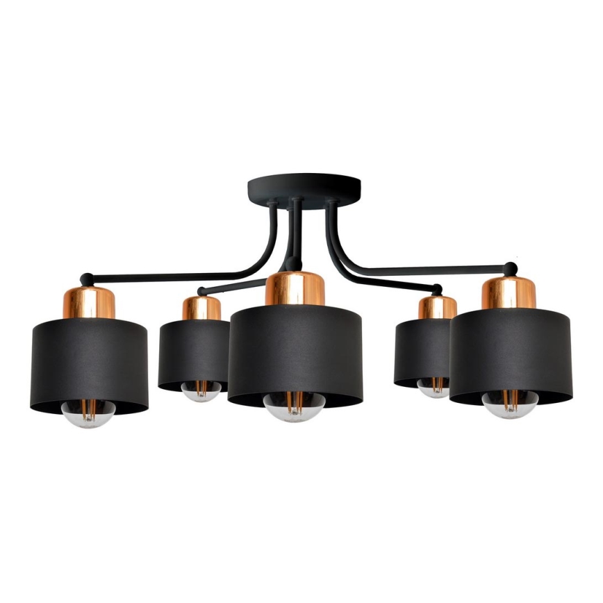 Пристельова люстра EDISON 5xE27/15W/230V