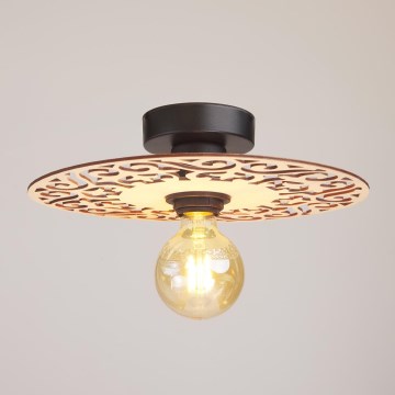Пристельова люстра FALCO 1xE27/60W/230V діаметр 30 см бежевий