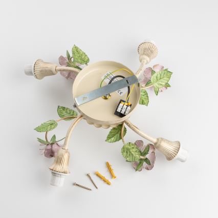 Пристельова люстра FIORINTINO 4xE14/40W/230V