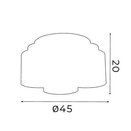 Пристельова люстра FRODI 3xE27/60W/230V чорний