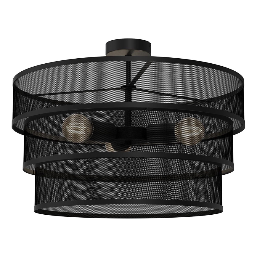 Пристельова люстра GLUM 3xE27/60W/230V чорний