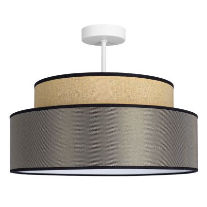 Пристельова люстра GRACE 1xE27/60W/230V бежевий/коричневий