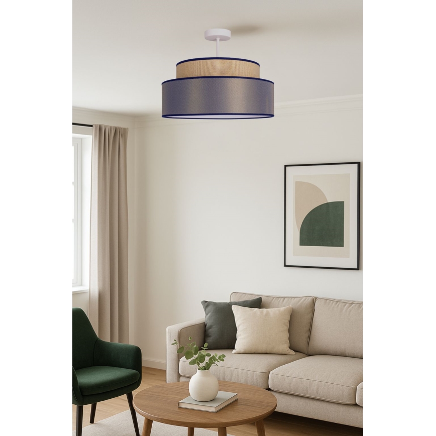 Пристельова люстра GRACE 1xE27/60W/230V бежевий/коричневий