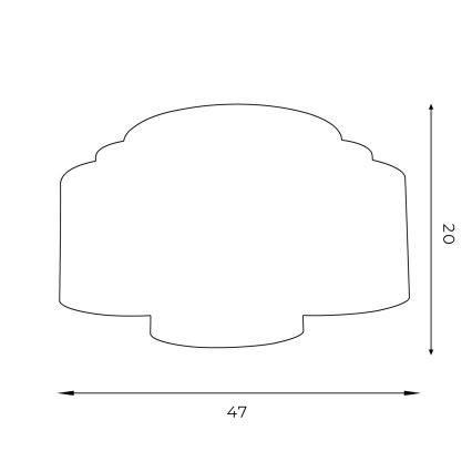 Пристельова люстра HAVARD 3xE27/60W/230V чорний/латунь