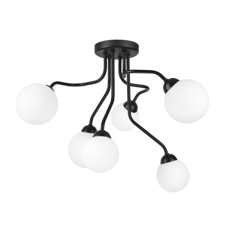 Пристельова люстра HOLLY 6xG9/5W/230V чорний