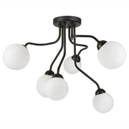 Пристельова люстра HOLLY 6xG9/5W/230V чорний