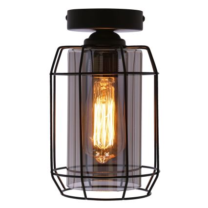 Пристельова люстра JONERA 1xE27/40W/230V чорний