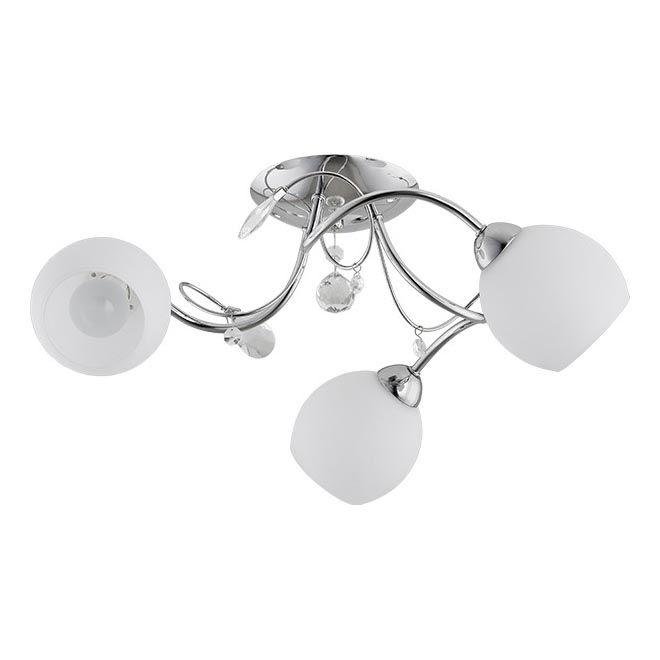 Пристельова люстра LIVIA 3xE14/10W/230V глянцевий хром