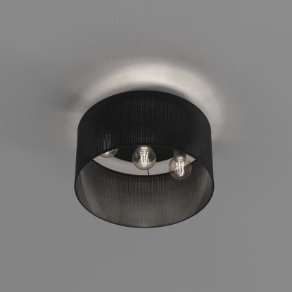 Пристельова люстра LOFT SHADE 3xE27/60W/230V чорний