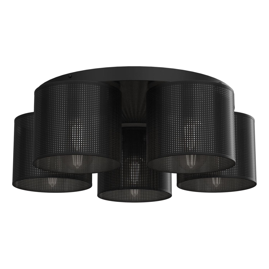 Пристельова люстра LOFT SHADE 5xE27/60W/230V чорний