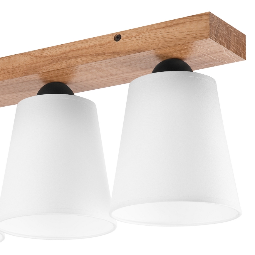 Пристельова люстра LULA 3xE27/60W/230V дуб