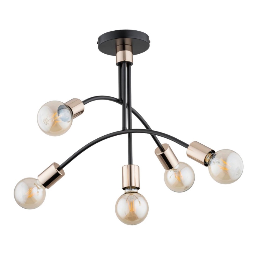 Пристельова люстра LUSCO 5xE27/60W/230V