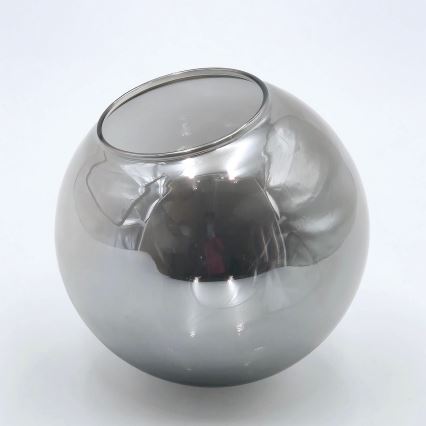 Пристельова люстра MALENA 6xE14/5W/230V матовий хром/димчастий