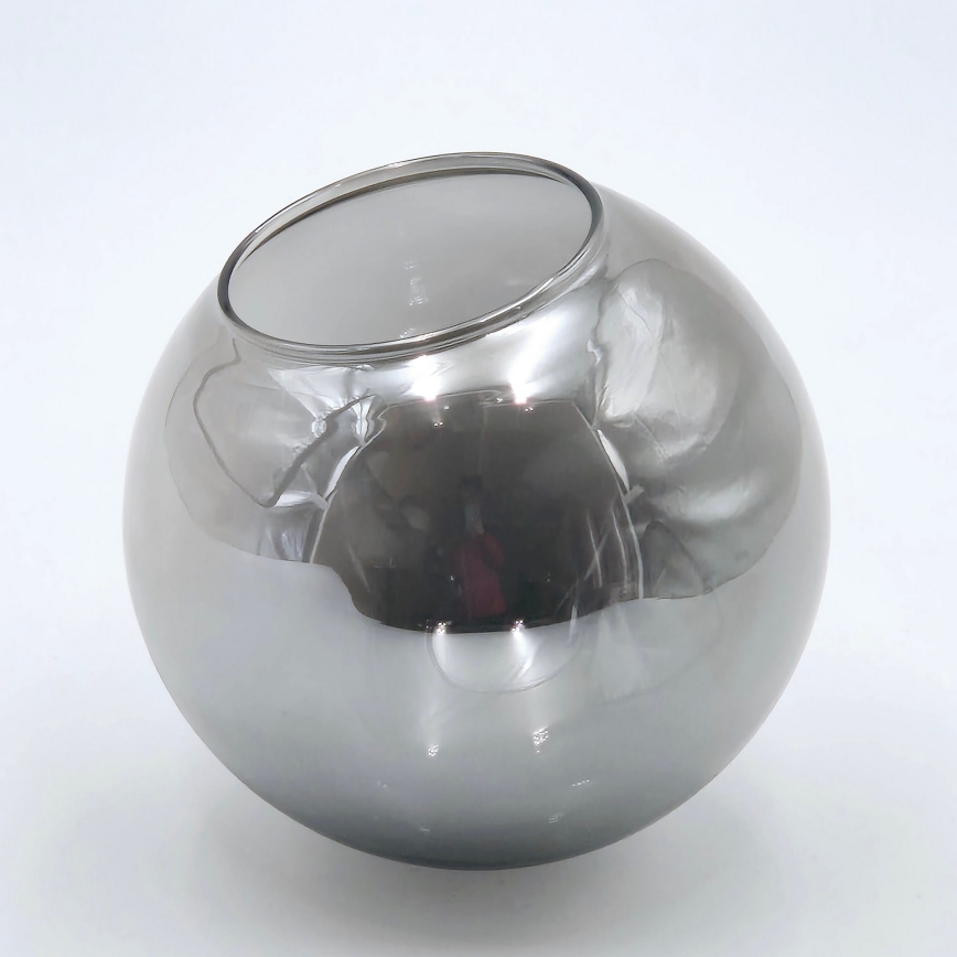 Пристельова люстра MALENA 6xE14/5W/230V матовий хром/димчастий