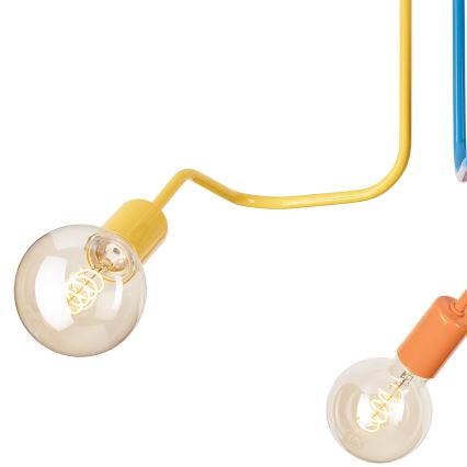 Пристельова люстра MATYLDA 3xE27/60W/230V барвистий