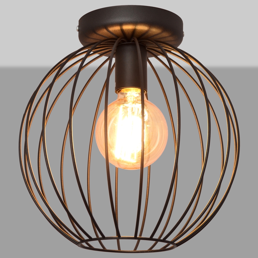 Пристельова люстра MERCURE 1xE27/15W/230V діаметр 30 см чорний