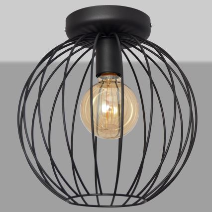 Пристельова люстра MERCURE 1xE27/15W/230V діаметр 30 см чорний