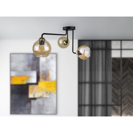 Пристельова люстра MONDE GOLD 3xE27/60W/230V