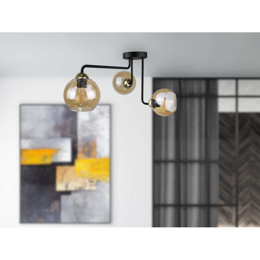 Пристельова люстра MONDE GOLD 3xE27/60W/230V