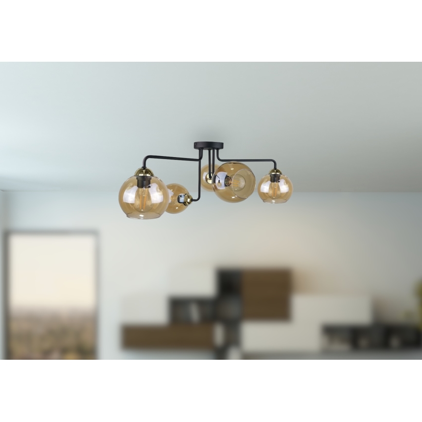 Пристельова люстра MONDE GOLD 5xE27/60W/230V