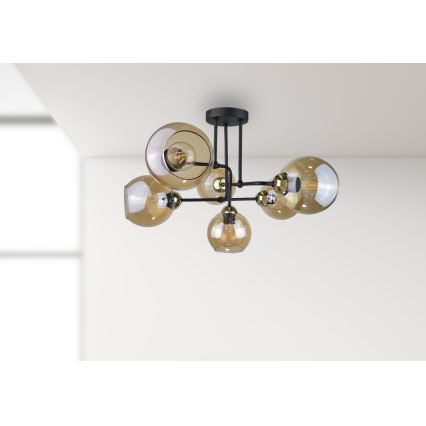 Пристельова люстра MONDE GOLD 6xE27/60W/230V