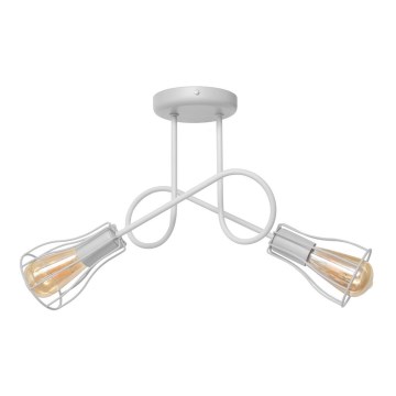 Пристельова люстра OXFORD 2xE27/15W/230V білий