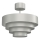 Пристельова люстра RINGS 1xE27/15W/230V глянцевий хром