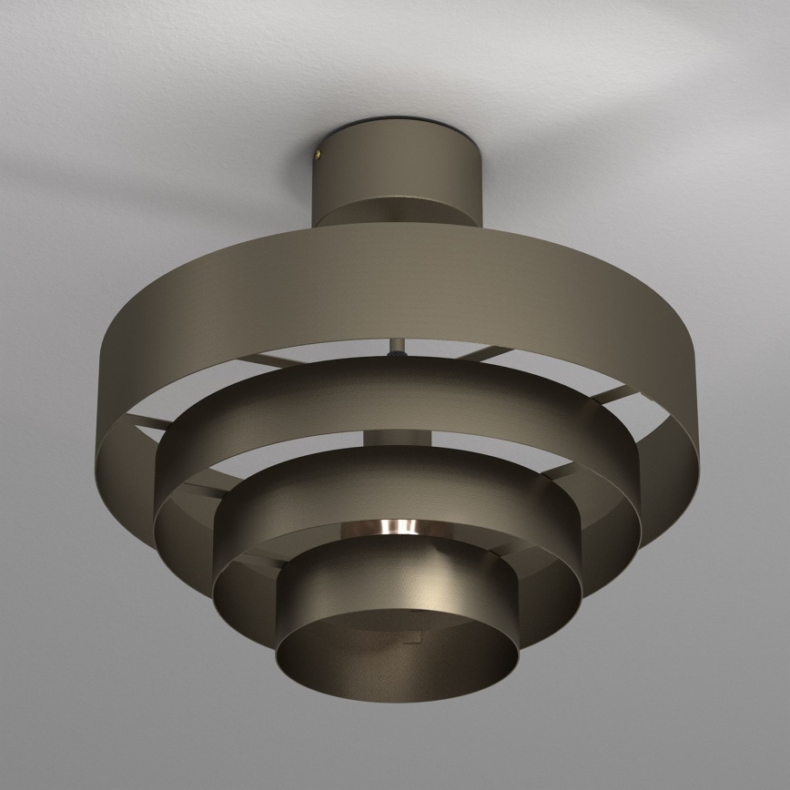 Пристельова люстра RINGS 1xE27/15W/230V латунь