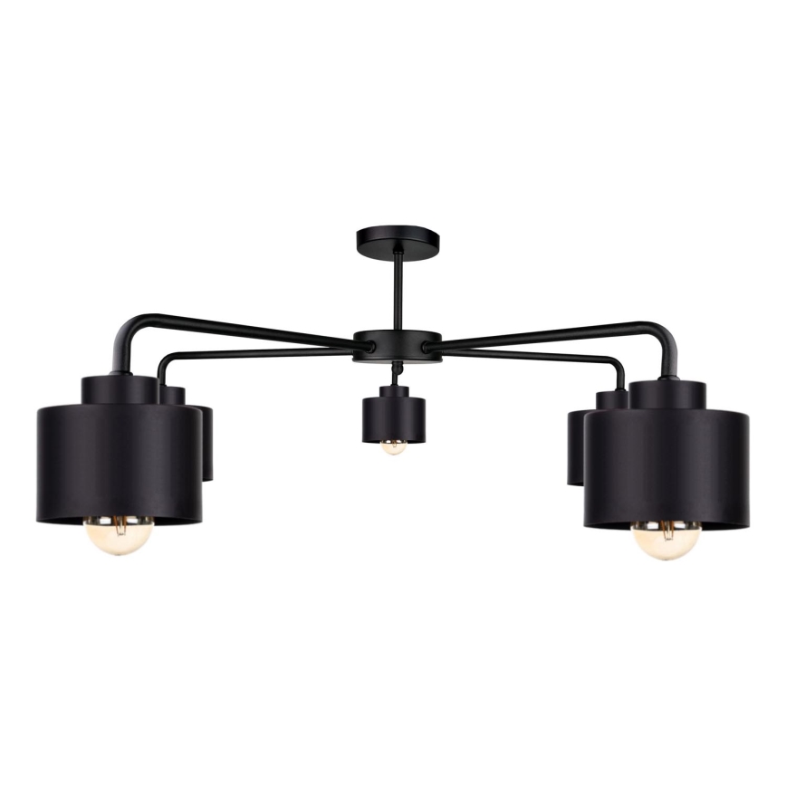 Пристельова люстра SIMPLY BLACK 5xE27/60W/230V