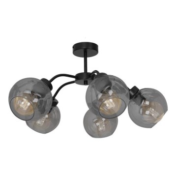 Пристельова люстра SOFIA 5xE27/60W/230V чорний