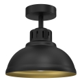 Пристельова люстра SVEN 1xE27/15W/230V чорний/золотий