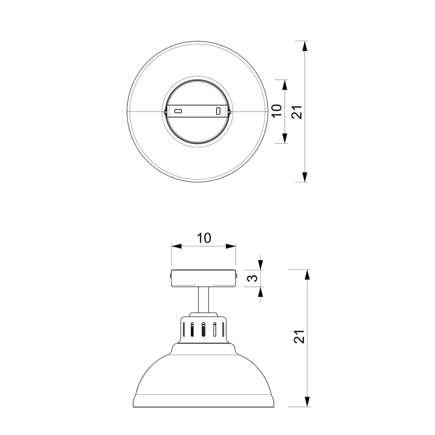 Пристельова люстра SVEN 1xE27/15W/230V латунь