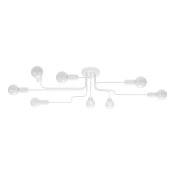 Пристельова люстра VECTOR 8xE27/15W/230V білий