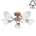 Пристельова люстра VILETTA 5xE27/40W/230V дуб – сертифіковано FSC