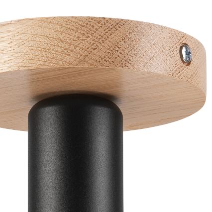 Пристельова люстра VITO OAK 1xE27/60W/230V дуб