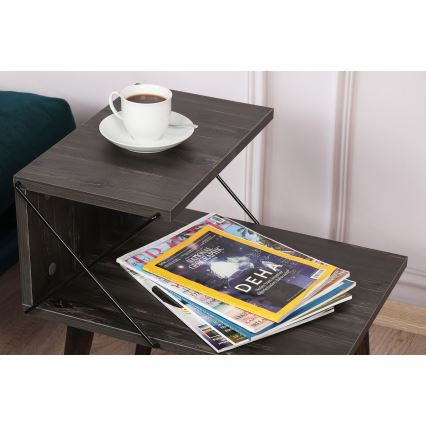 Прикроватная тумба CROSS 55x50 см коричневый