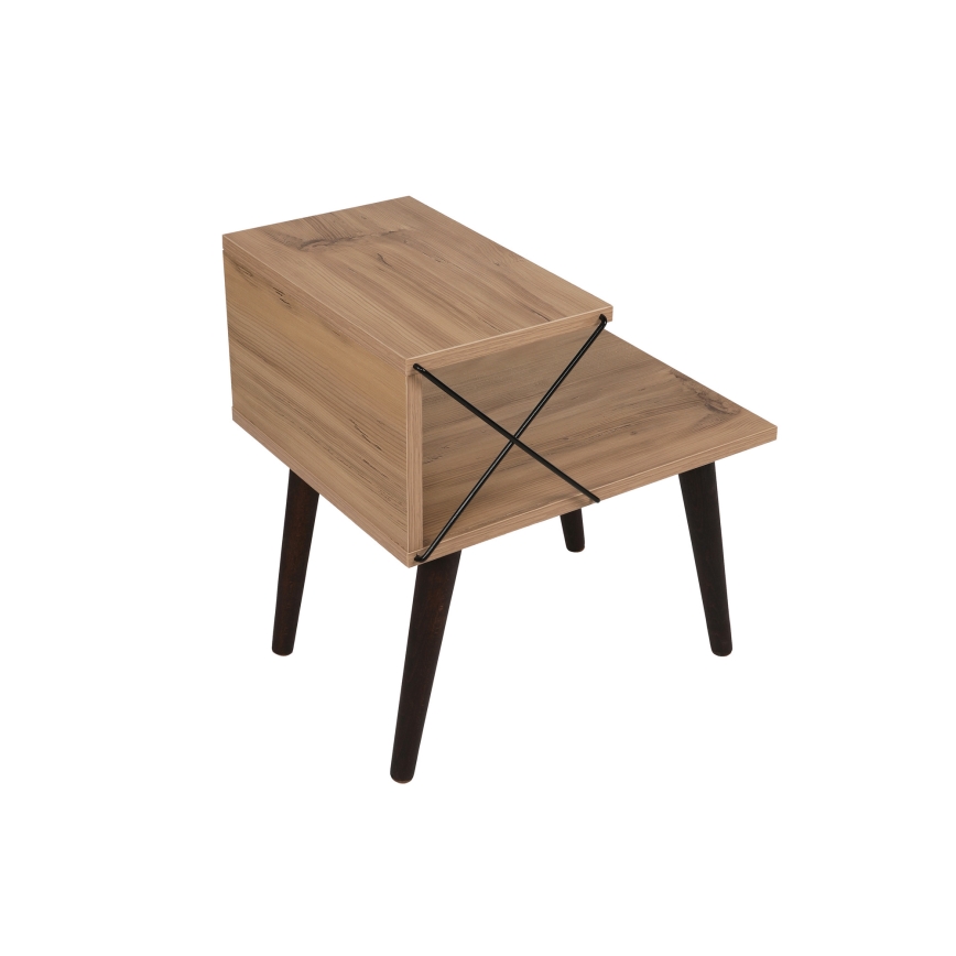 Прикроватная тумба CROSS 55x50 см коричневый