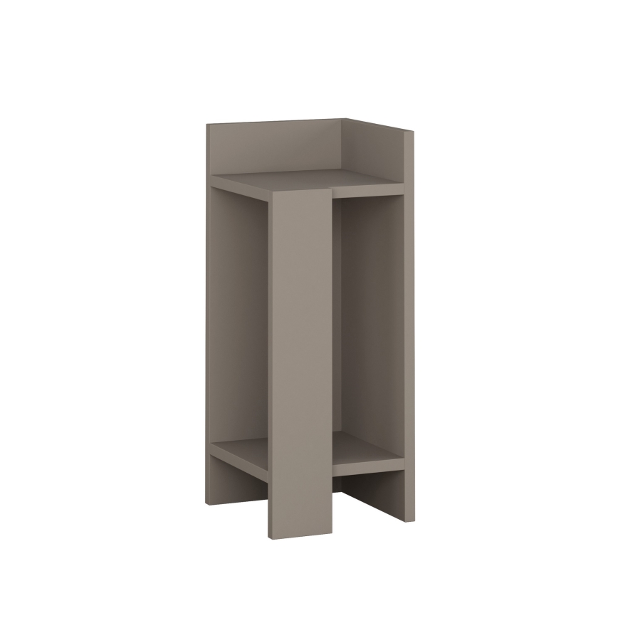 Прикроватная тумба ELOS 60x25 см серая