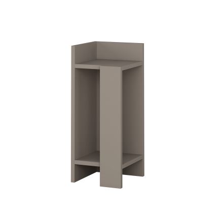 Прикроватная тумба ELOS 60x25 см серая