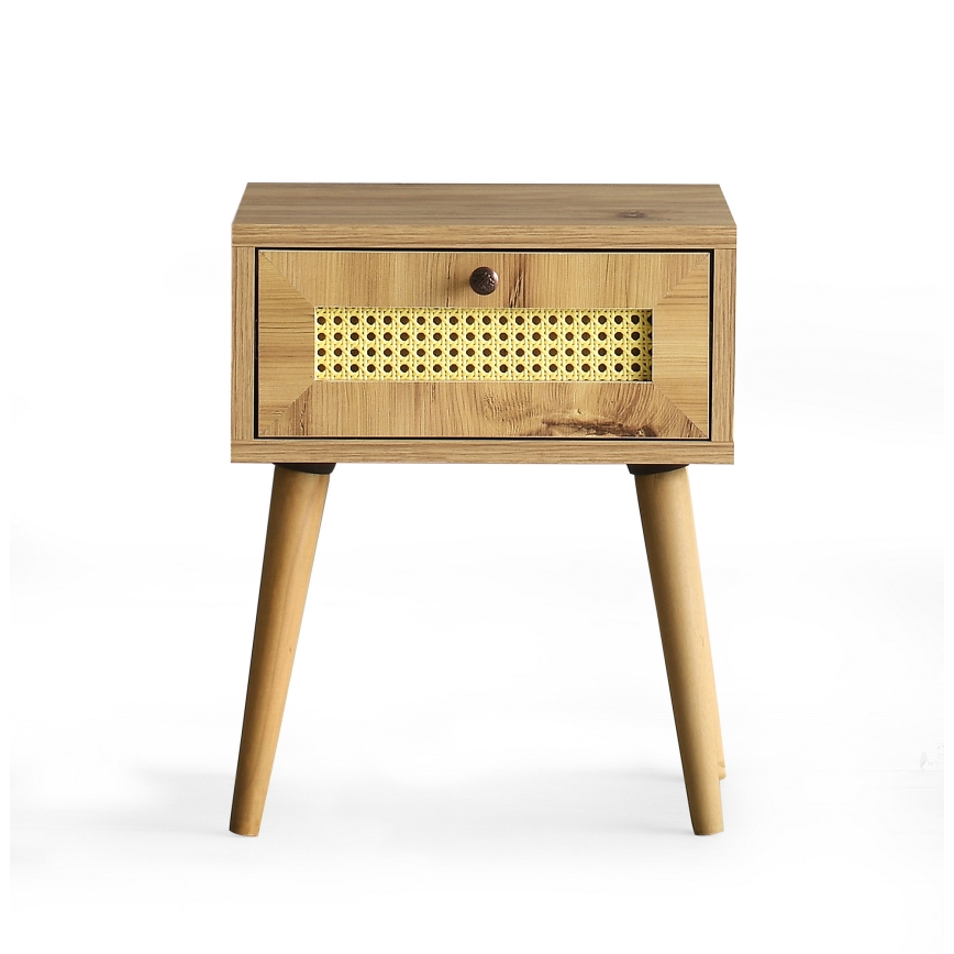 Прикроватная тумба EUROMOS 50x40 см коричневый