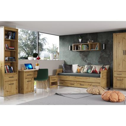 Прикроватная тумба LEORI 46,5x46,5 см коричневый