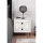 Прикроватная тумба LUNA 50x55 см белый
